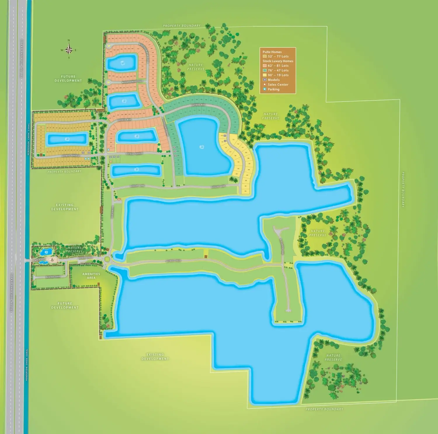 Sonoma Oaks Naples  Community Map Site Map